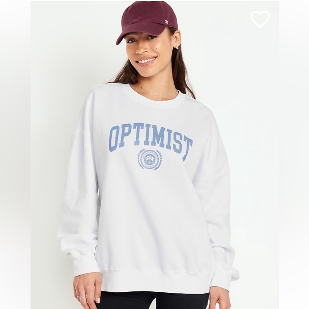 Old Navy oversized tunic sweatshirt